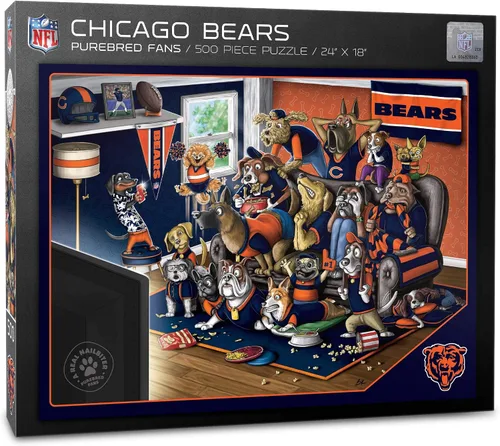 Vista 30 de YouTheFan NFL Purebred Fans - Rompecabezas de 500 piezas, un verdadero clavador