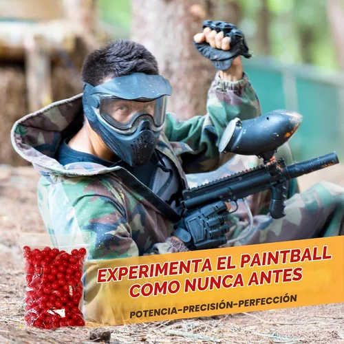 Vista 6 de 3Skull . Bolas de pintura de calibre 43 para pistolas de paintball Umarex T4E relleno rojo sangre - munición .43 Cal