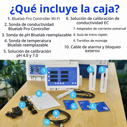 Vista 6 de Bluelab Pro Controller Wi-Fi Monitor digital totalmente automatizado 24/7