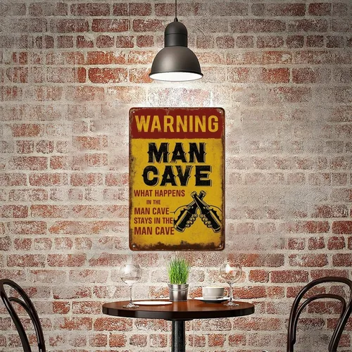 Vista 6 de Putuo Decor Duct Tape It Can't Fix Stupid But It Can Muffle The Sound Retro Aluminum Metal Signs Wall Decoration 8X12 Inches for Kitchen Bar Room