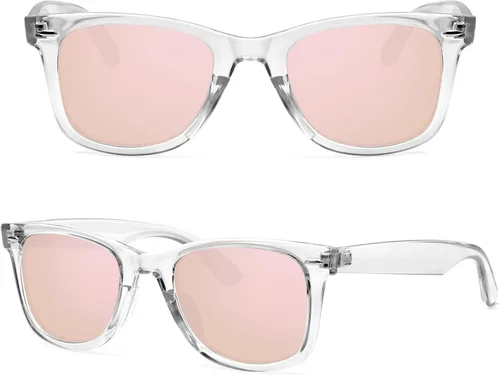 Vista 3 de MEETSUN Polarized Sunglasses for Women Men Classic Retro Square Frame Driving Sun Glasses UV Protection