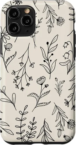 Vista 29 de Sand Beige Wildflower Floral Pattern Case for iPhone 16