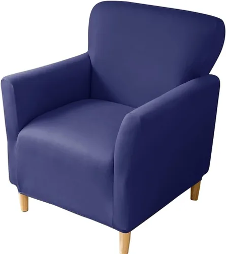 Vista 24 de XMAYODS Funda elástica para silla de club, fundas para silla de bañera, funda suave para sillón, protector de muebles extraíble, funda para silla