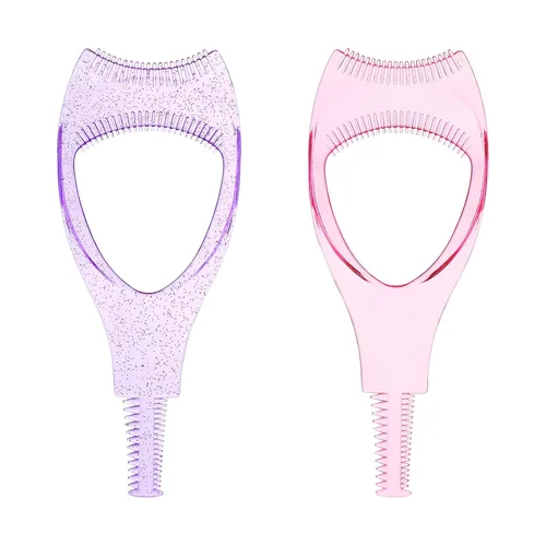 Vista 9 de WLLHYF Paquete de 3 protectores de rímel para maquillaje, pestañas 3 en 1, herramienta aplicadora de pestañas cosmética de belleza, separador