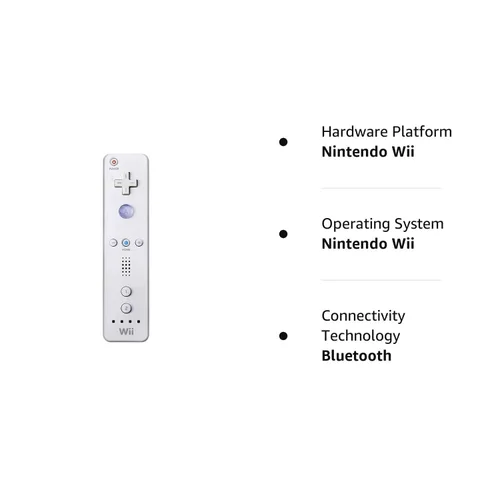 Vista 4 de Wii Remote Controller White (Renewed)
