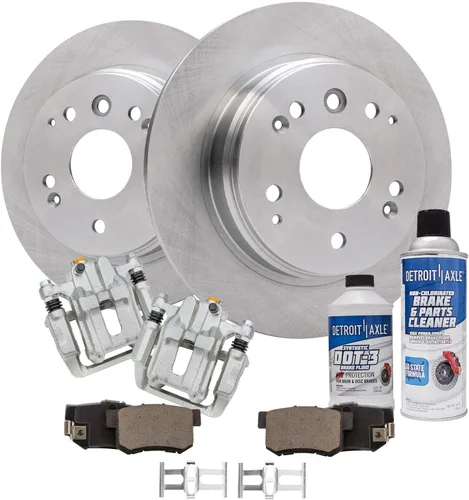 Vista 70 de Detroit Axle - Rotores de freno para Nissan NV2500 NV3500 NV1500 NV1500 2012-2021, repuesto de rotores de freno de disco: rotor delantero de 14.17