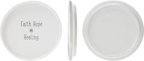 Vista 5 de It's A Good Day To Be Happy - Juego de taza de café de 17 onzas y tapa de posavasos