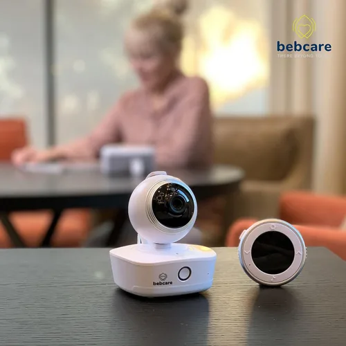Vista 4 de Bebcare iQ - Monitor inteligente HD para bebés: video Full HD 1080p, panorámica e inclinación, sensor de temperatura, alerta de movimiento y sonido