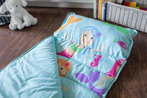 Vista 2 de Wildkin - Colchoneta de microfibra con almohada para niños y niñas pequeños, ideal para guardería y preescolares.
