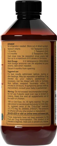 Vista 2 de Agua de gripa para bebés por Colic-Ease – Alivio natural de cólicos para recién nacidos, dolor de gas, malestar estomacal hipo y molestia – Remedio