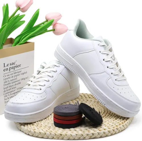 Vista 5 de Cordones planos encerados para zapatos zapatos deportivos para hombres y mujeres botas - 2 pares
