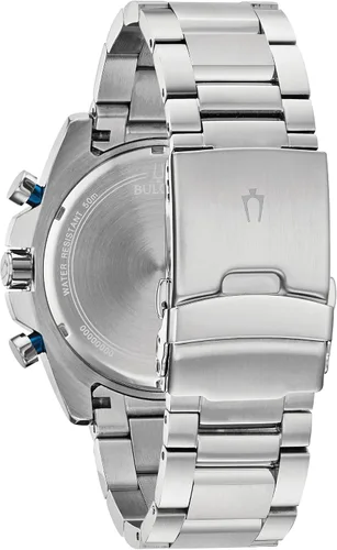 Vista 3 de Bulova 96B307 Reloj cronógrafo con esfera blanca para hombre