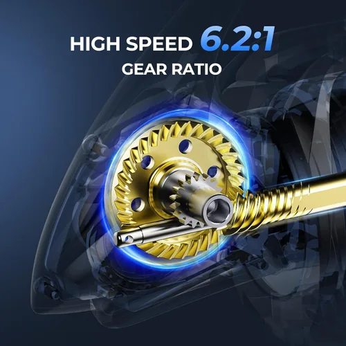 Vista 9 de KastKing ReKon Saltwater Spinning Fishing Reel – Up to 55LBs Max Drag Big Game Fishing Reel - Innovative NyliTech Body- Water Resistant - MaxiDur