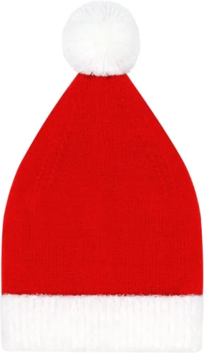 Vista 2 de Sombrero de Papá Noel para bebé, gorro de Navidad para bebé, gorro de Navidad para recién nacido, disfraz de Papá Noel para bebé