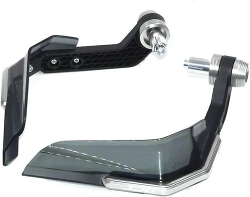 Vista 9 de for Y&AMAHA XJ6 XJ 6 Diversion Motorcycle Handguard Shield Hand Guard Protector Windshield (Color : Black)