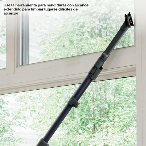 Vista 4 de Shark AZ2001AMZ Vertex DuoClean PowerFins Aspiradora vertical, con sistema elevador eléctrico y cepillo autolimpiable, Lila Oscuro, 1 qt
