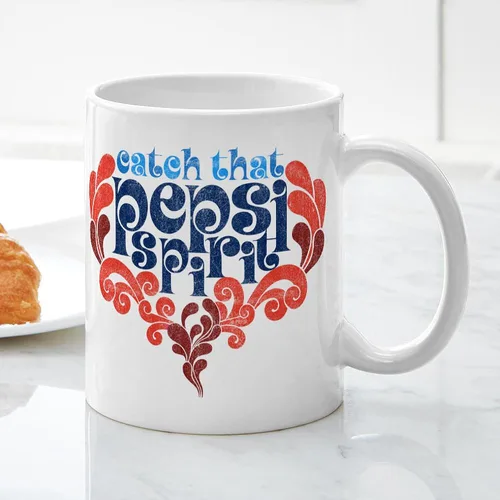 Vista 5 de CafePress Catch That Pepsi Spirit - Taza de café de cerámica (11.0 fl oz)