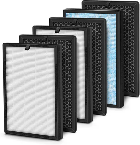 Vista 11 de [1 juego] Juego de filtros de repuesto HEPA de 8L compatibles con filtros de aire Okaysou Airmax de 8 L, filtro Airmax de 3 etapas de 8L, filtro
