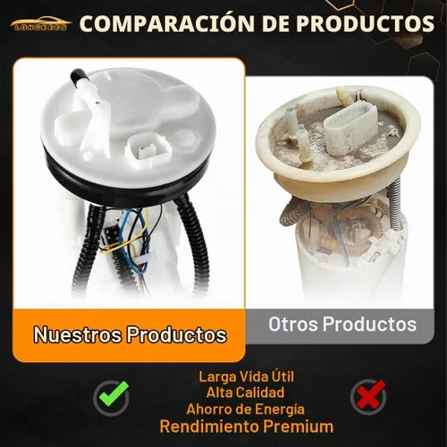 Vista 4 de Conjunto de bomba de combustible eléctrica para Ford F-150 1999-2003 4.2L/4.6L/5.4L, 2004 F-150 Heritage, 1999 F-250 4.6L - Reemplazar E2237S