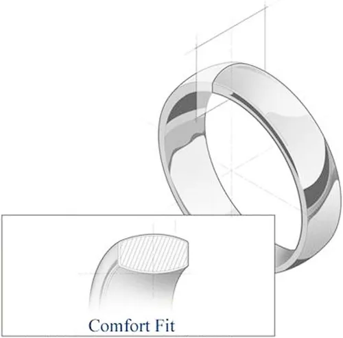 Vista 3 de Wellingsale 14k Solid Gold Wedding Bands