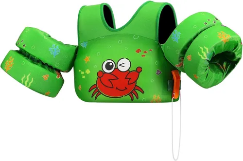 Vista 10 de HeySplash Toddler Swim Vest Fits 13-20-30-50-66 Lbs with Adjustable Strap