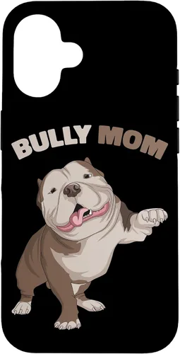 Vista 32 de American Bully Mom Dog Mama Funny Women Case for iPhone 17