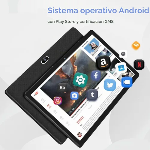 Vista 4 de 10 pulgadas, 6000 mAh, 4 GB de RAM de 64 GB de ROM, expandible a 1 TB