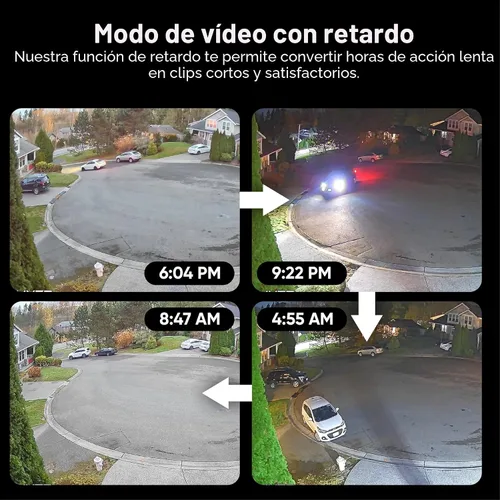 Vista 10 de Wyze Cámara de ventana, cámara de seguridad WiFi HD para interiores, visión nocturna a color mejorada, antirreflejo, detección de movimiento