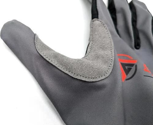 Vista 4 de Sharp Gauge Cycling Gloves for Adult Men or Women, Full-Finger, Road Bike, All Mountain Bike, Enduro, MTB, Trail, Gravel, Padded, Washable Nylon