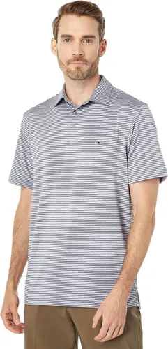 Vista 60 de Vineyard Vines Polo Bradley Stripe Sankaty para hombre Ocean Breeze Tejeda