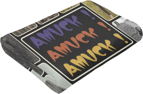 Vista 7 de Amuck - Manta personalizada con foto y texto, para sofá, cama, sofá, hogar (10 collages de fotos), 50 x 40 pulgadas