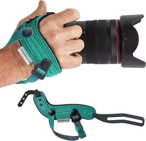 Vista 11 de SPIDER HOLSTER Correa de mano para cámara SpiderPro v2 con montaje a presión y correa de muñeca opcional, compatible con DSLR y sin espejo
