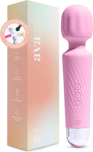 Vista 15 de Ava Vibrador de varita sexual [vibrador estimulador de clítoris] Vibrador para mujer Juguete sexual Regalos para mujeres 20 patrones y 8