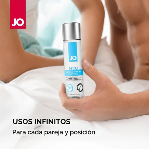 Vista 5 de JO Lubricante original a base de agua – Lubricante personal para sexo, lubricación vaginal y uso de juguetes – Tamaño de viaje 4 fl oz
