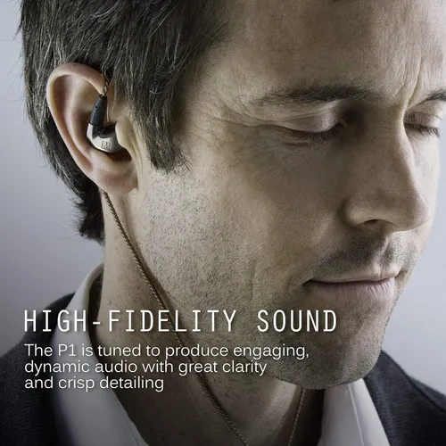 Vista 3 de MEE audio Pinnacle P1 - Auriculares intrauditivos audiófilos de alta fidelidad con cables desmontables, EP-P1-ZN-MEE, Pinnacle P1 (Zinc)