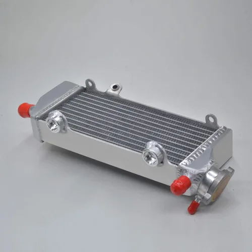Vista 5 de radiador de aluminio compatible con KTM 250/350/450/500/530 EXC-F/EXC-R/XC-W/XCF-W 2008-2015 L+R (con lado tapón+lado sin tapa)