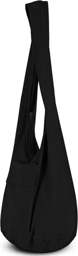 Vista 2 de Your Cozy - Bolsa bandolera bohemia y hecha a mano de algodón, unisex