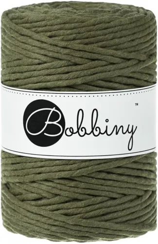 Vista 11 de Bobbiny Cordón de macramé XXL de 0.197 in de una sola capa (aguamarina), 108 yardas/330 pies (100% algodón reciclado)