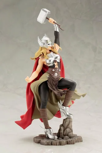 Vista 3 de Kotobukiya Marvel - Figura femenina de Thor (Jane Foster) Bishoujo a escala 1/7
