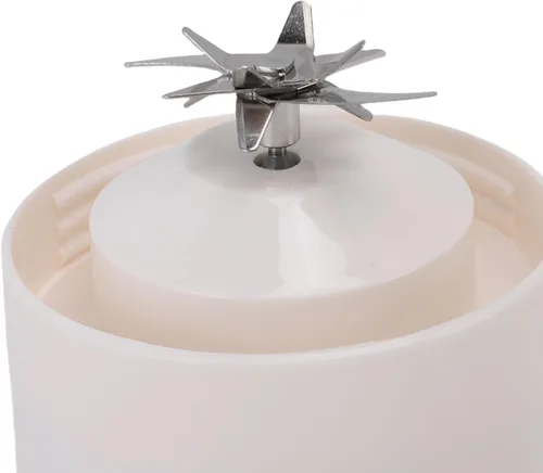 Vista 9 de Licuadora de exprimidor USB de tamaño personal, 16.9 fl oz, gran capacidad con batería de 1500 mAh para bebidas de bricolaje (blanco)