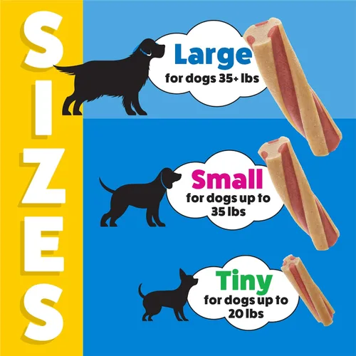 Vista 6 de Purina Busy with Beggin' Twist'd Golosinas de Hueso Masticable para Perros Adultos - (Paquete de 6) Bolsas de 2 ct