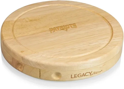 Vista 33 de Picnic TIME NFL Brie Cheese Board and Knife Set - Charcuterie Board Set - Wood Cutting Board