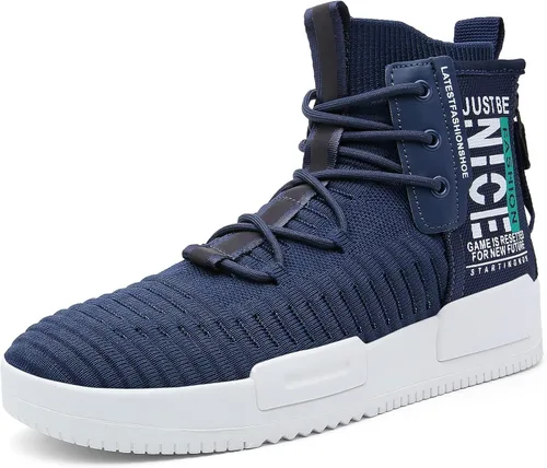 Vista 7 de Tenis a la moda para hombre, tenis para correr, tenis para caminar, uso casual, practicar deportes