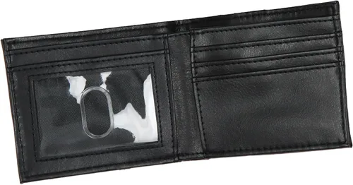 Vista 5 de Star Wars The Mandalorian - Cartera de metal para casco con apliques para hombre, Marrón