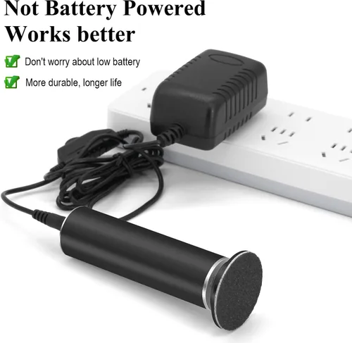 Vista 8 de Removedor eléctrico de callos para pies, velocidad ajustable, lijadora eléctrica para pies, herramientas de pedicura para pies, removedor de piel