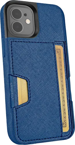 Vista 53 de Smartish Funda tipo cartera para iPhone 11 Pro - Wallet Slayer Vol. 2 [soporte protector delgado] tarjetero (seda) - Black Tie Affair