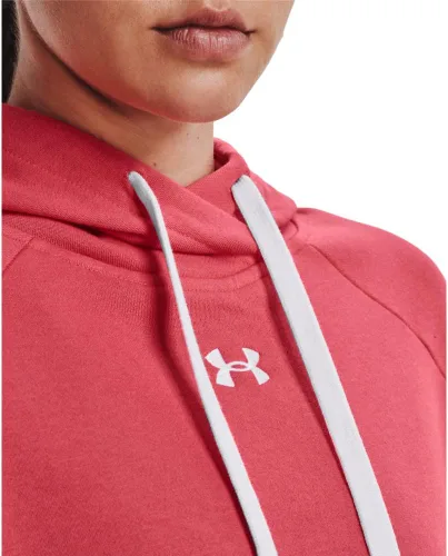 Vista 3 de Under Armour Rival - Sudadera con capucha para mujer, de vellón, sin botones