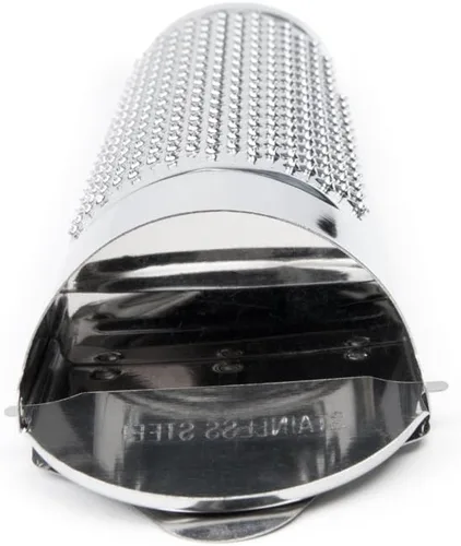 Vista 3 de Fox Run Rallador de nuez moscada de cono de acero inoxidable, 5.5" con almacenamiento