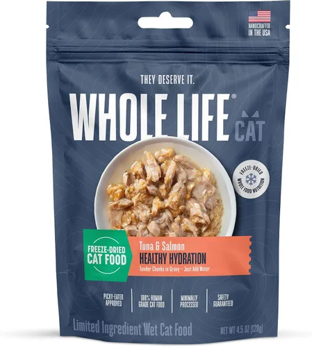 Vista 12 de Whole Life Pet Suplementos para Piel y Pelaje Saludables para Gatos para Piel Seca, Alivio de Alergias y Estómago, Apoyo Inmunológico y Digestivo