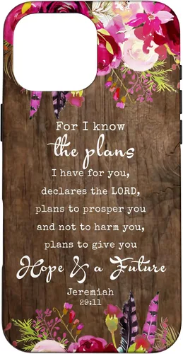 Vista 19 de for I Know The Plans I Have for You - Funda cristiana para iPhone 17 de Jeremías 29:11